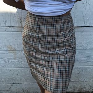 Plaid skirt